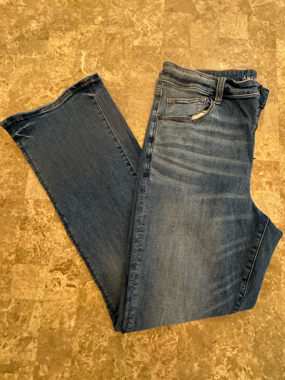 American Eagle Outfitters Hi-Rise Skinny Kick Jeans Size 18 Long - Picture 10 of 10